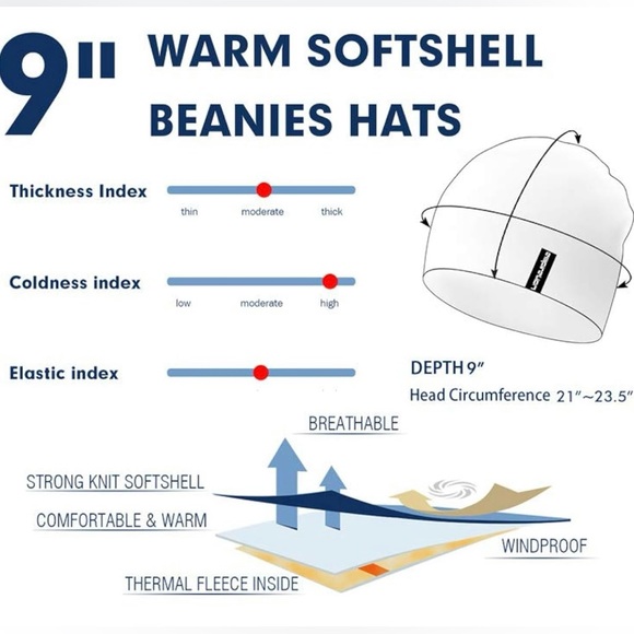 🆕Men’s Soft Shell Beanie - Picture 6 of 15